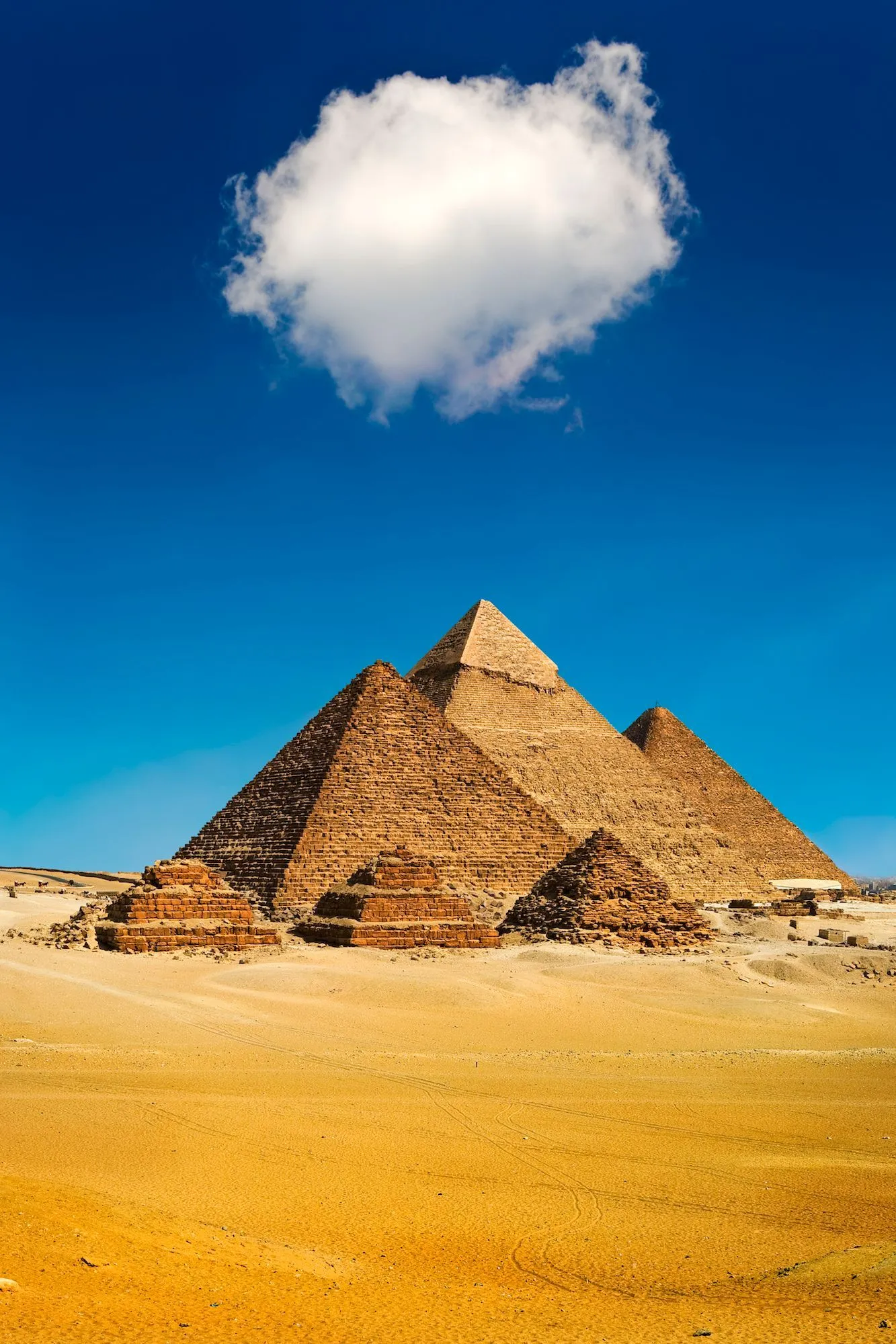 Giza Pyramids Cloud View