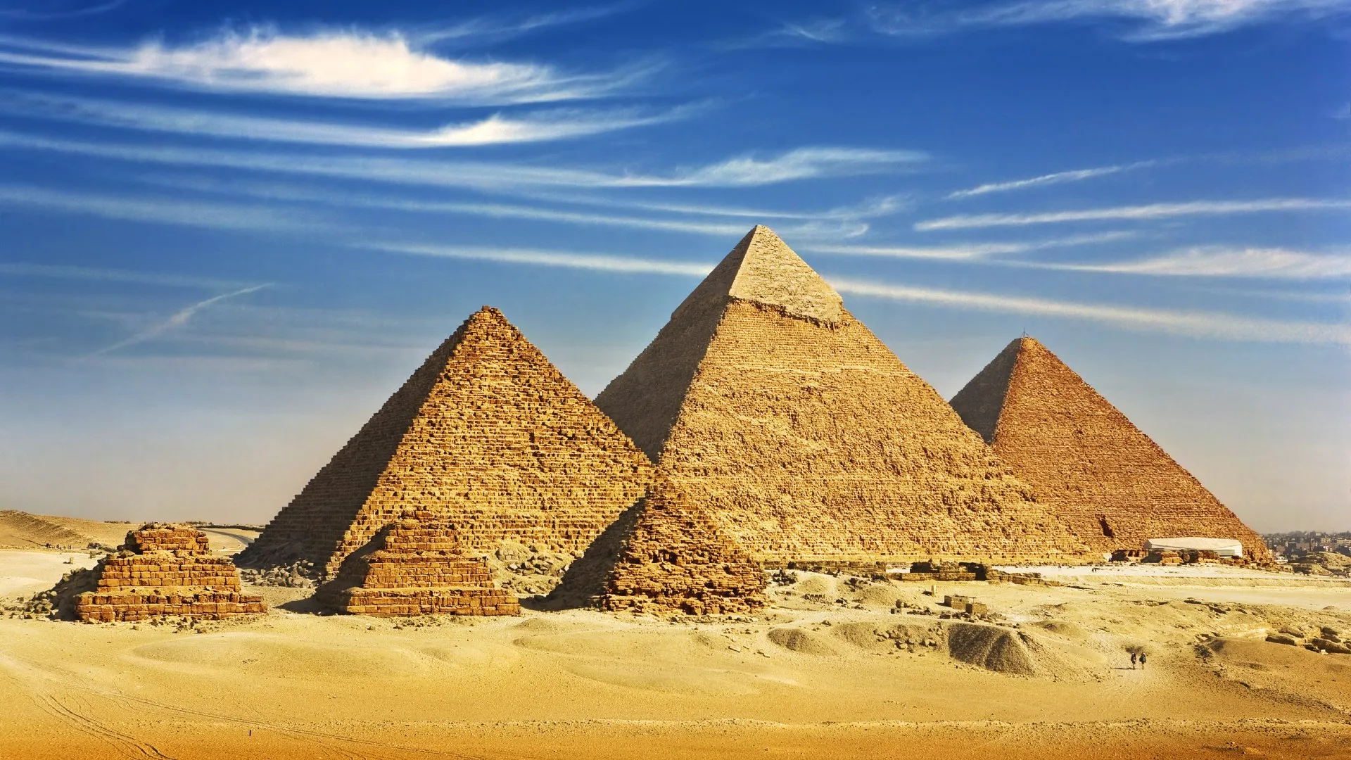 Giza Pyramids Exterior View