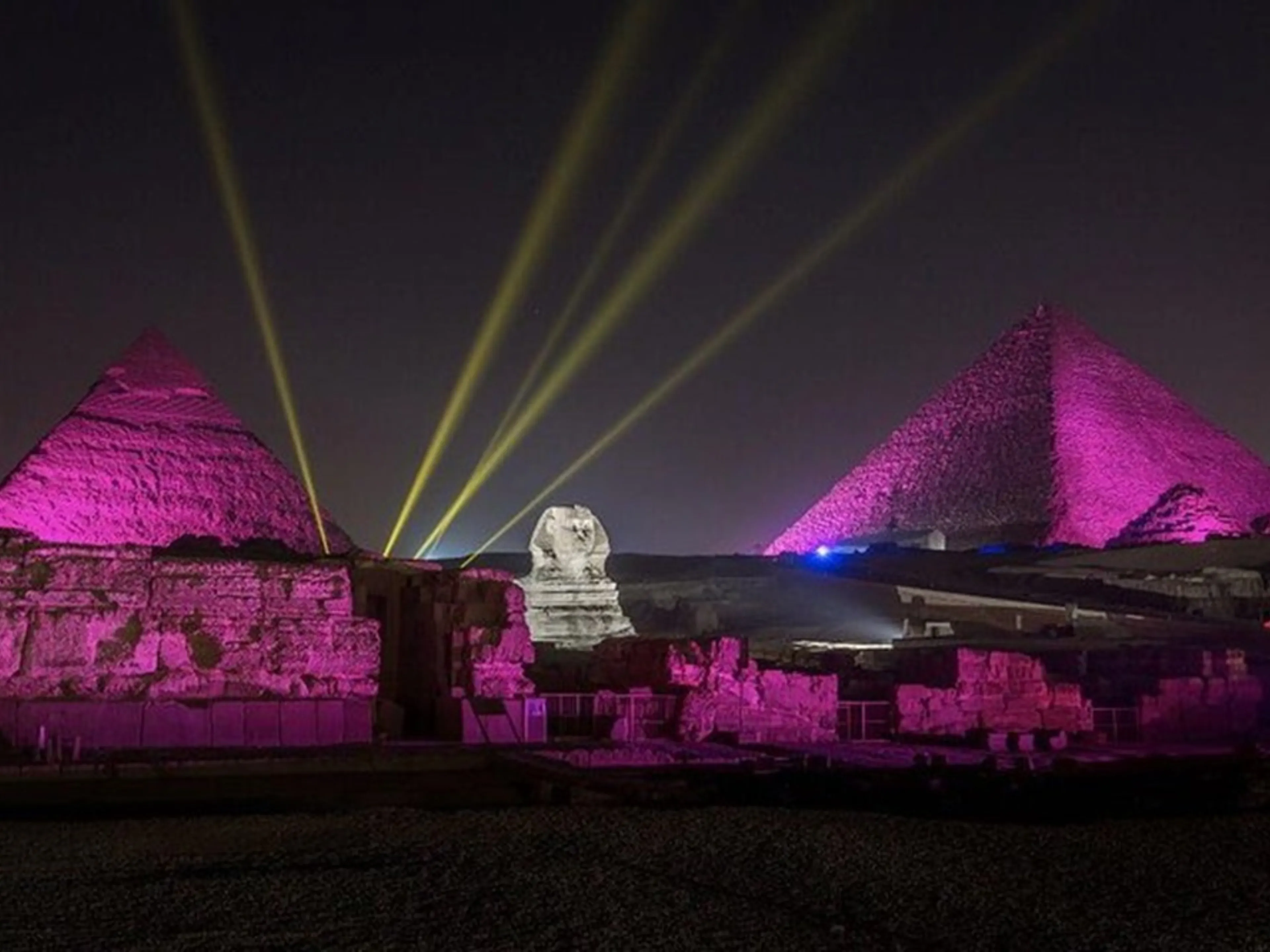 Giza Sound & Light Show: Seating, Translations, Booking, and Low-Light Photo Tips